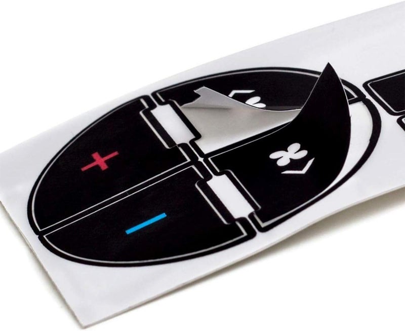 TRADERPLUS 3 Pack Replacement AC Dash Button Sticker Repair Kit Fit - Image 5